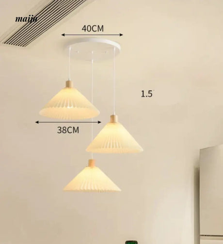 GVG Pleated Lampshade Pendant Lamp from GVG