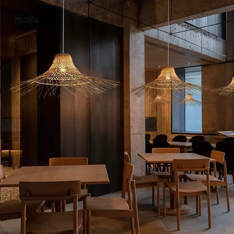 ZHONGSHAN Japanese Zen Bamboo Lamp for Restaurants from ZHONGSHAN