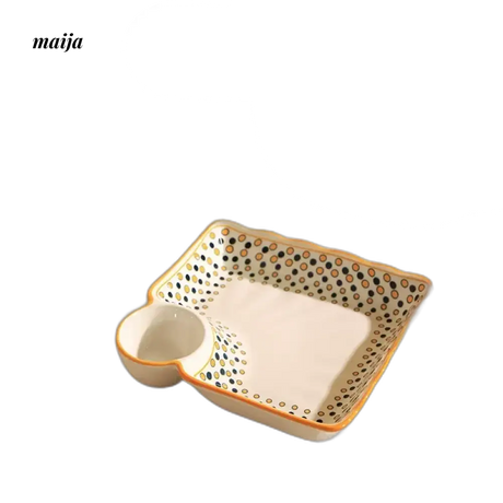 MOSE Dumpling Plate with Vinegar Dish from MOSE