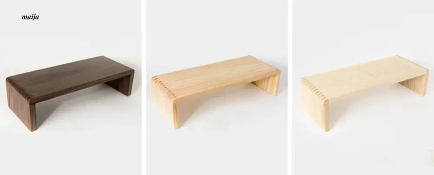 KIMACHI Simple Wooden Monitor Stand from KIMACHI