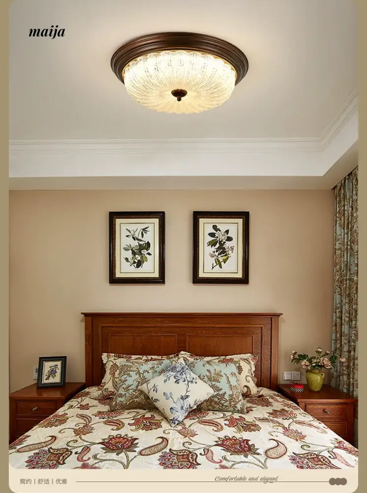 NANCY American Ceiling Lamp Bedroom Full Spectrum from NANCY