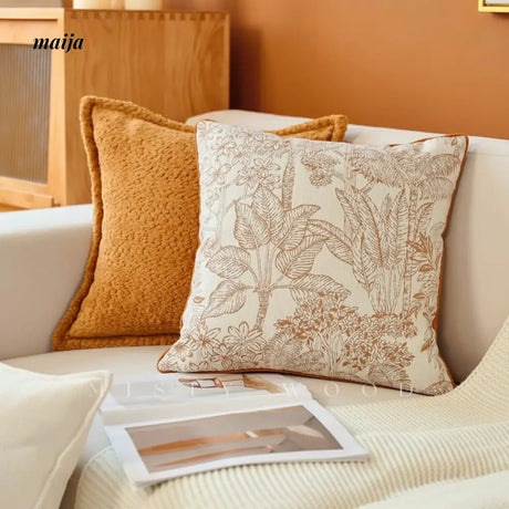 MISTYWOOD French Light Luxury Orange Pillow from MISTYWOOD