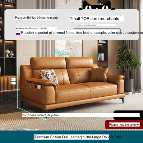 DIPU Zara Italian Cowhide Sofa from DIPU
