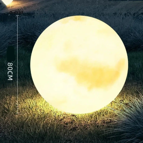 GVG Solar-Powered Waterproof Moon Garden Lamp from Kaiyashi