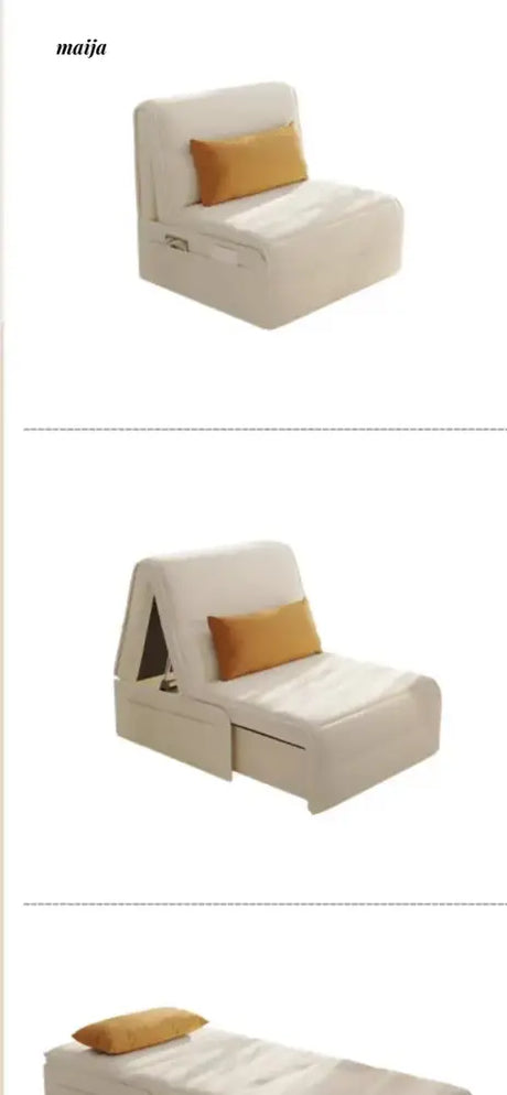 Aurora Cream Electric Telescopic Sofa from maija