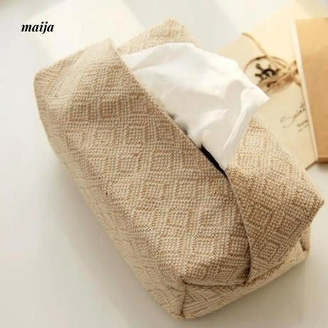 MUYE Woven Fiber Tissue Box from MUYE