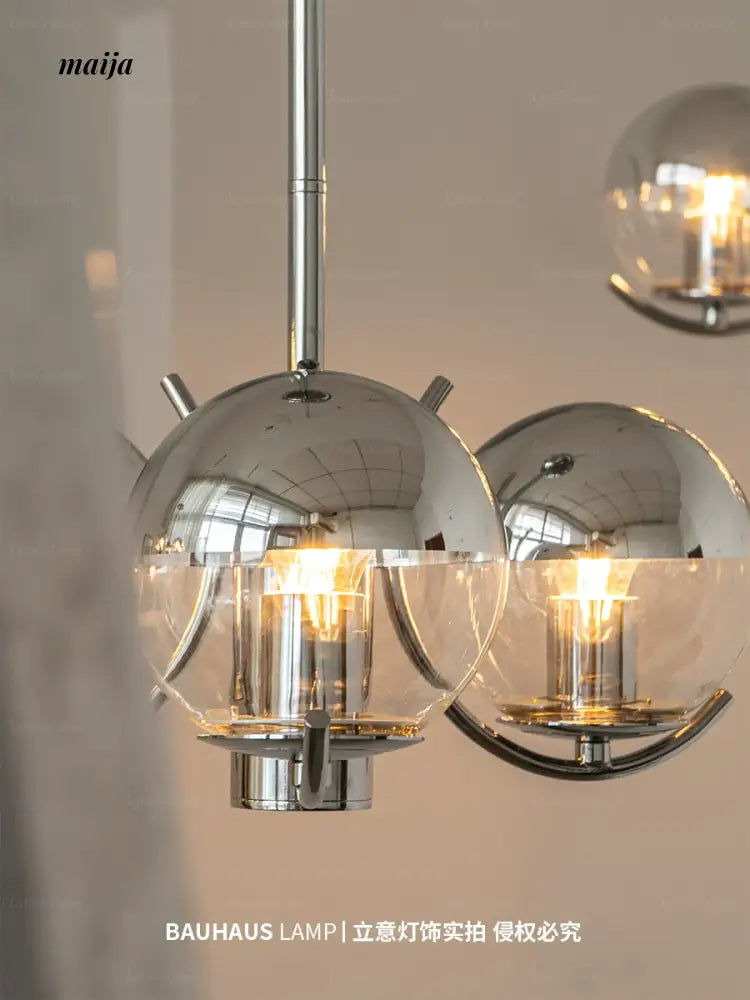 LYNN Space Age Glass Chandelier from Lynn's Lamp