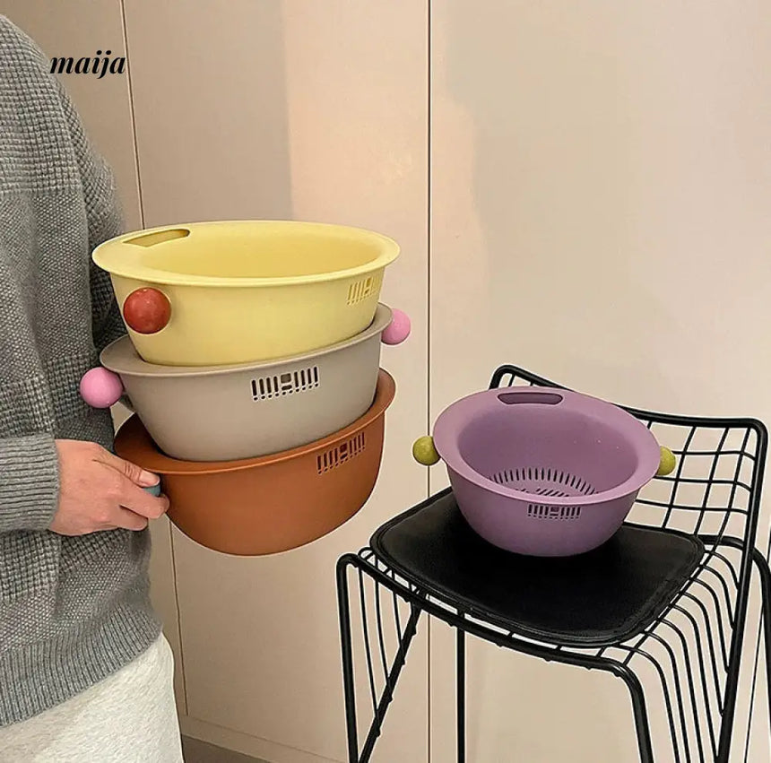 Dopamine Kitchen Drain Basket and Bowl from maija