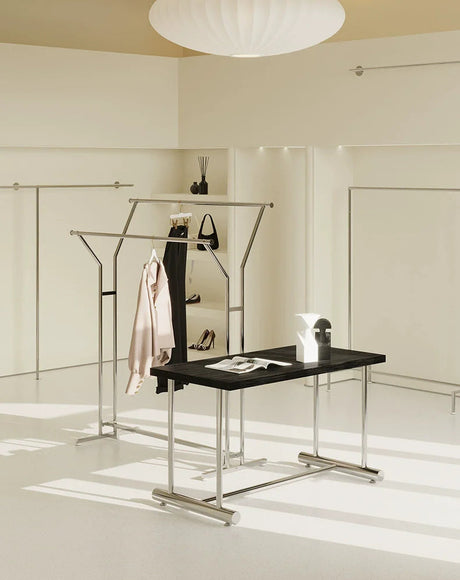 SM Leo Stainless Steel Accessory Display Stand from SM