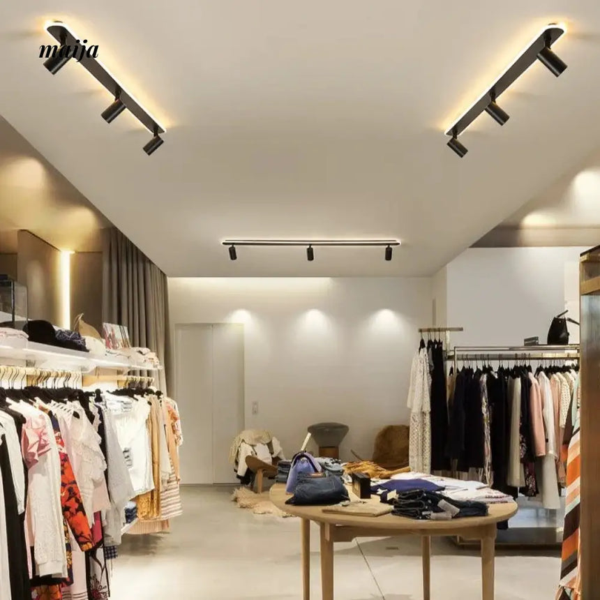 Toulon Long Bar LED Ceiling Light from maija