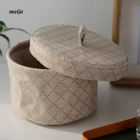 MUYE Woven Round Storage Box from MUYE