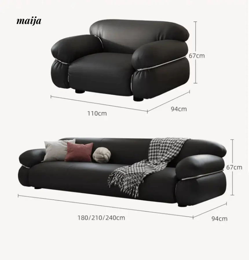 Franciszek Vegan Leather Sofa from maija