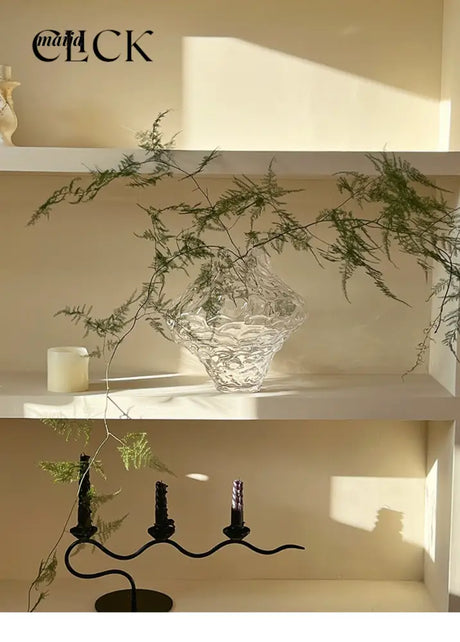 CLICK Glacier Glass Vase Large Space Decor from CLICK