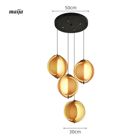Hana Staircase Chandelier from Hongpengtang