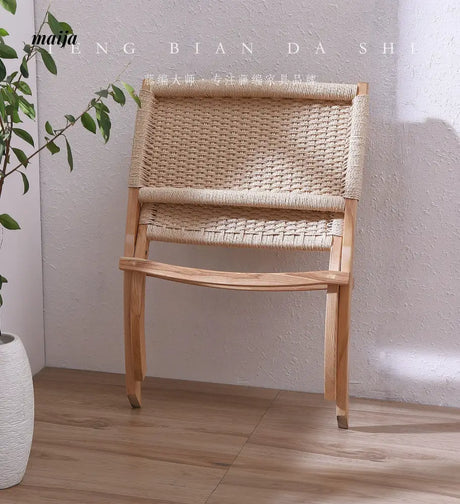 RATTAN CRAFTSMAN Folding Rattan Chair from RATTAN CRAFTSMAN