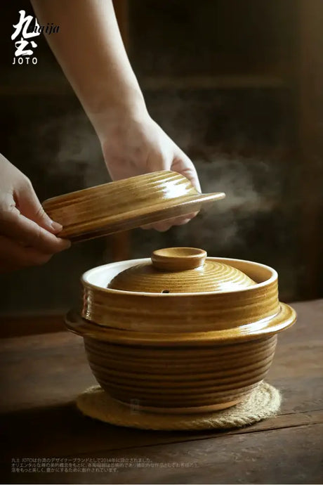 JOTO Japanese Ceramic Cooker High Temperature Soup Pot from JOTO