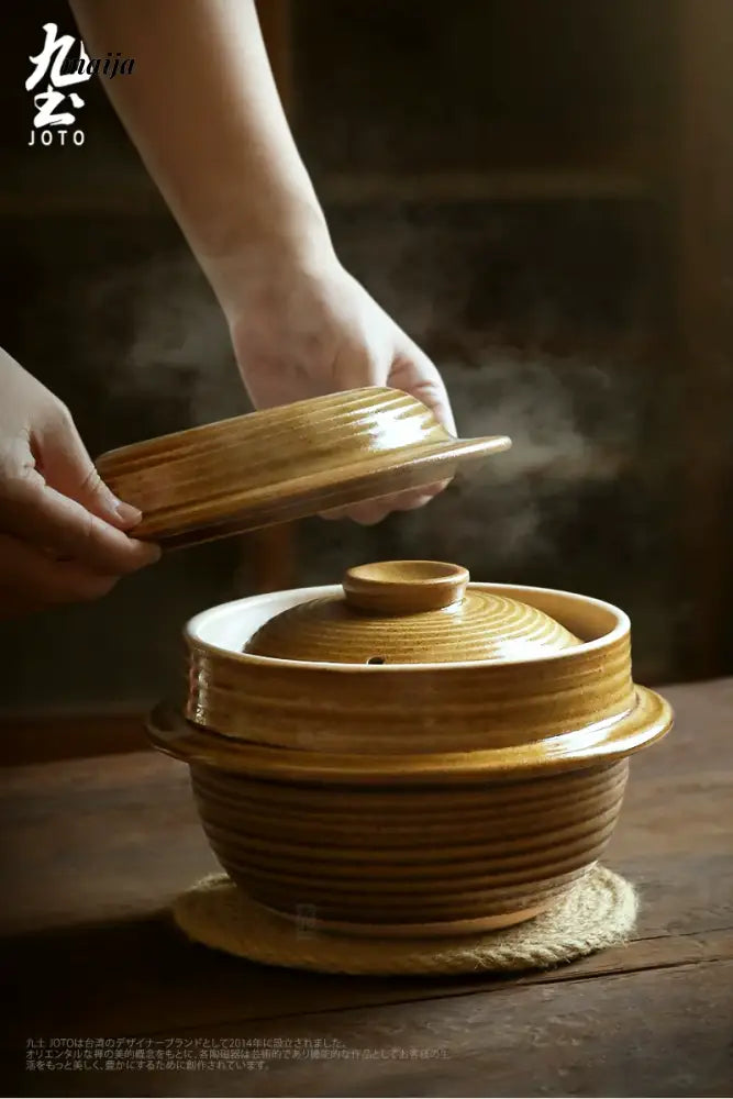 JOTO Japanese Ceramic Cooker High Temperature Soup Pot from JOTO
