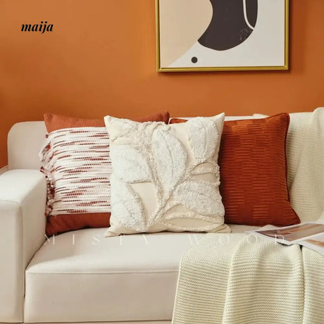 MISTYWOOD Advanced Orange Sofa Pillow from MISTYWOOD