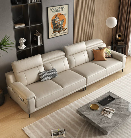 DIPU Arlo Minimalist Leather Sofa from DIPU