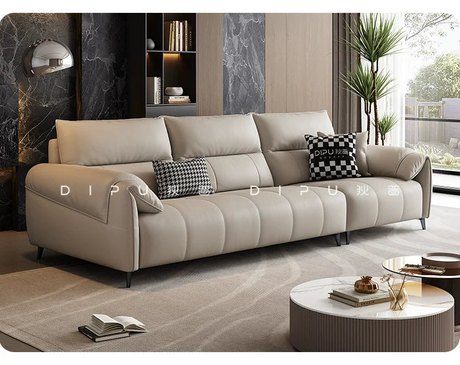 DIPU Dexter Italian Yellow Cowhide Sofa from DIPU