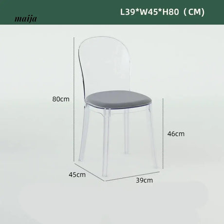 PUMPKIN BOX Acrylic Scandinavian Highchair from PUMPKIN BOX