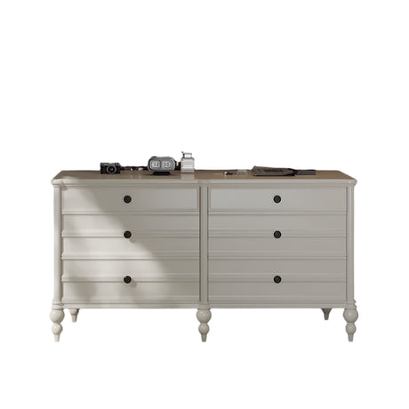 LINYUE Noelle French Solid Wood Eight-Drawer Sideboard from LINYUE