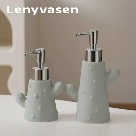 LENYVASEN Iris Ceramic Shower Gel Bottle from LENYVASEN