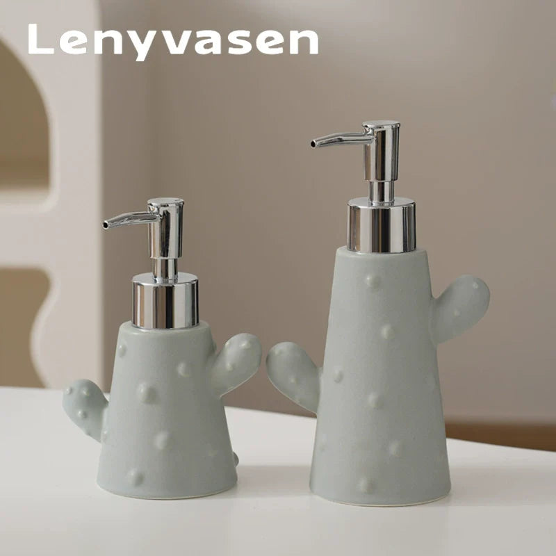 LENYVASEN Iris Ceramic Shower Gel Bottle from LENYVASEN