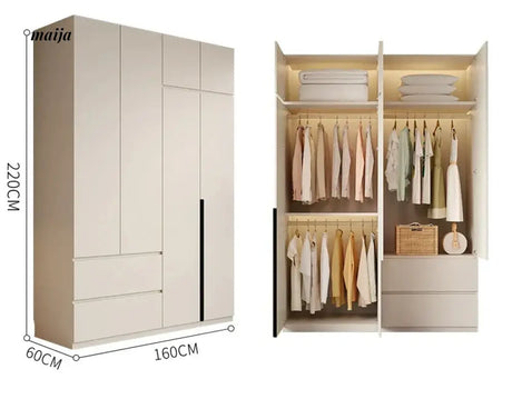 MEIHOUSE Light Luxury Bedroom Large Wardrobe Storage from MEIHOUSE