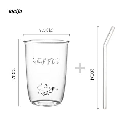 BANKE High-Temperature Resistant Glass Beverage Cup from BANKE