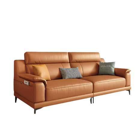 DIPU Tanner Cream Leather Sofa from DIPU
