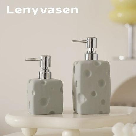 LENYVASEN Soren Shampoo Ceramic Container from LENYVASEN