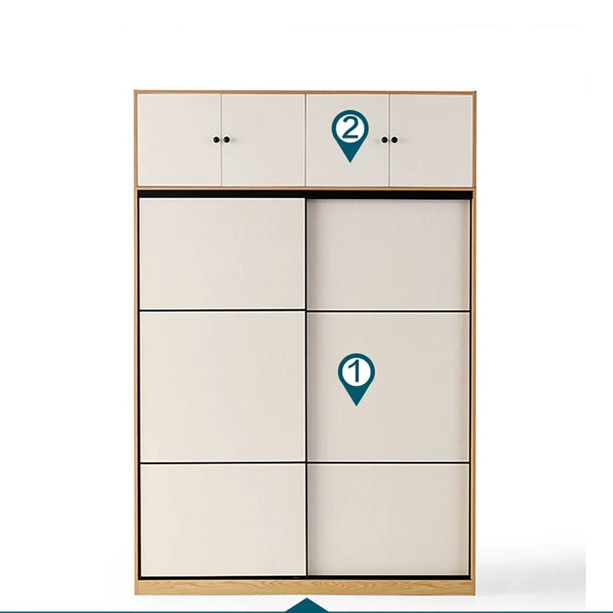 LINSYKIDS Japanese Style Sliding Door Wardrobe from LINSY KIDS