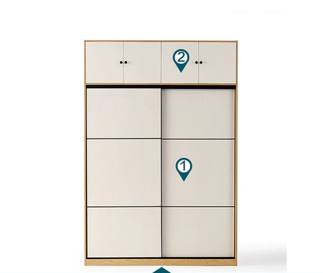 LINSYKIDS Japanese Style Sliding Door Wardrobe from LINSY KIDS