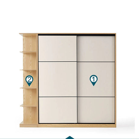 LINSYKIDS Japanese Style Sliding Door Wardrobe from LINSY KIDS