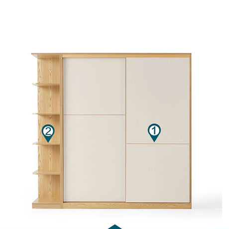 LINSYKIDS Japanese Style Sliding Door Wardrobe from LINSY KIDS
