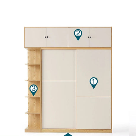 LINSYKIDS Japanese Style Sliding Door Wardrobe from LINSY KIDS