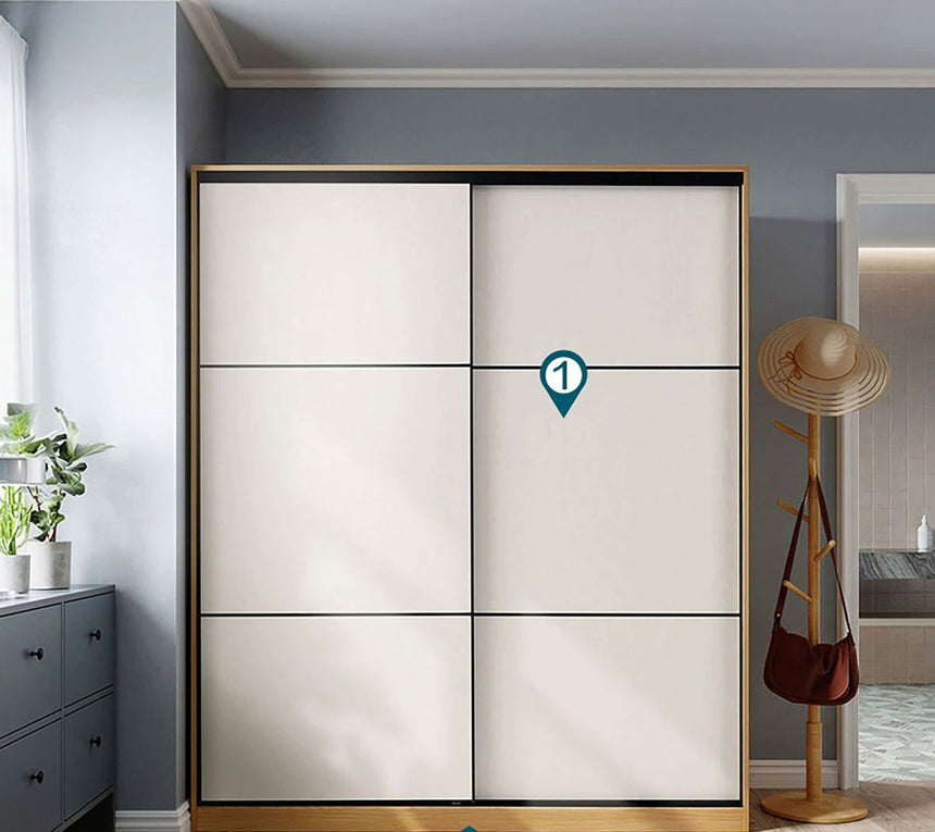 LINSYKIDS Japanese Style Sliding Door Wardrobe from LINSY KIDS
