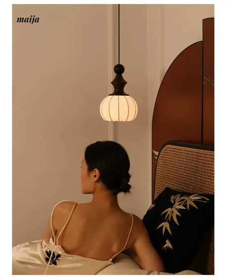 NANCY Wabi-Sabi Bedside Chandelier Retro Design from NANCY