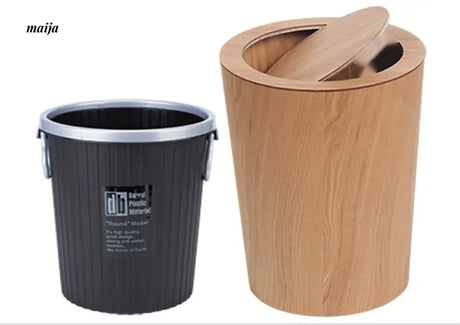 MUSN MUJI Wooden Trash Bin from MUSN