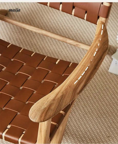 19 DREAM SPACE Saddle Leather Sofa Chair from 19 DREAM SPACE