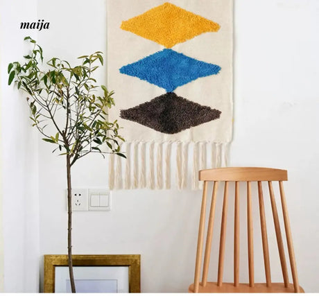 MAN YUE HOME Handmade Woven Tapestry for Bedroom or Living Room from JOINFIT