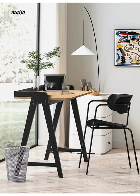 LOWERLEFT Solid Wood Writing Desk from Lower Left
