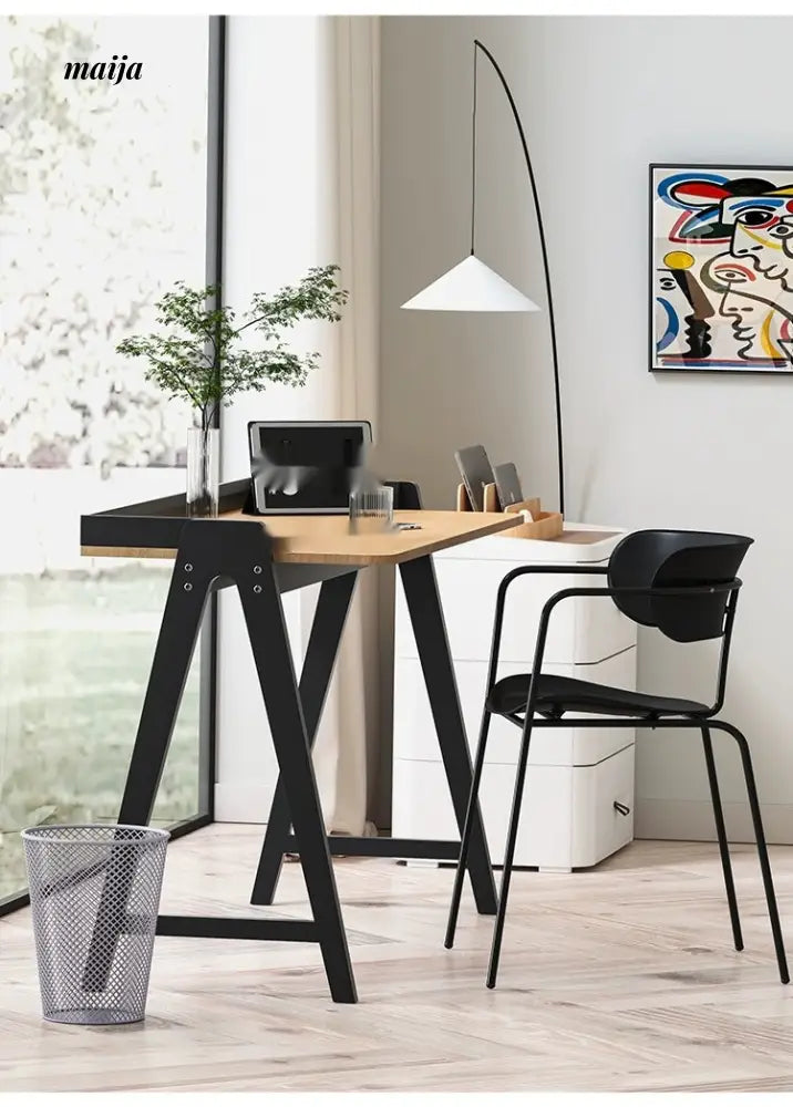 LOWERLEFT Solid Wood Writing Desk from Lower Left