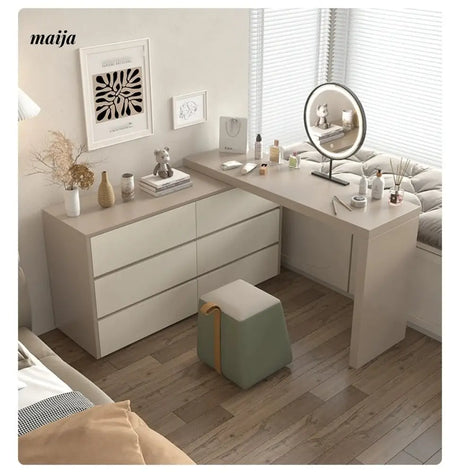 MEIHOUSE Modern Minimalist Dressing Table Bedroom Storage System from MEIHOUSE