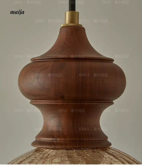 NANCY Retro Brass Bar Chandelier Glass Shade from NANCY