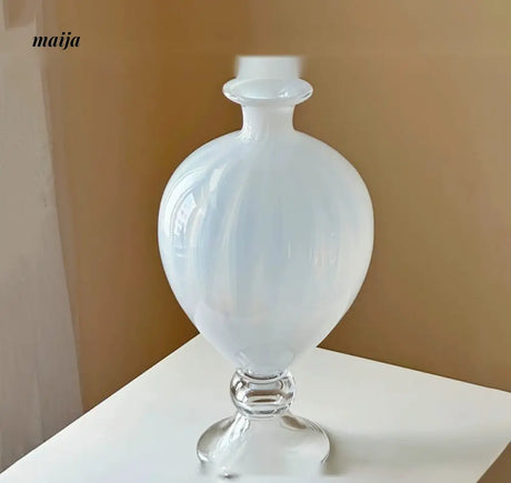 GUIFOU Vintage Glass Art Vase Pair from GUIFOU
