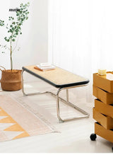 LOWERLEFT Rattan Shoe Stool from Lower Left
