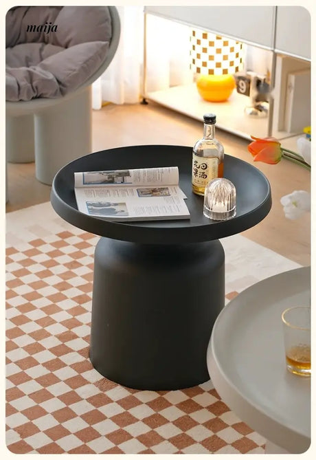 PUMPKIN BOX Nordic Iron Art Bedside Table from PUMPKIN BOX