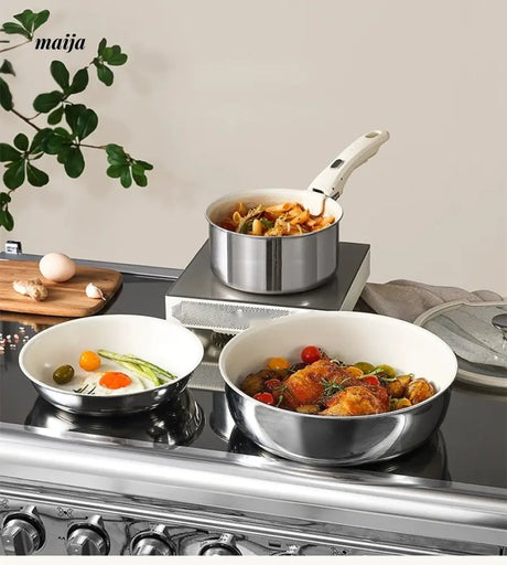 CAROTE Removable Handle Stainless Steel Kitchen Set from CAROTE